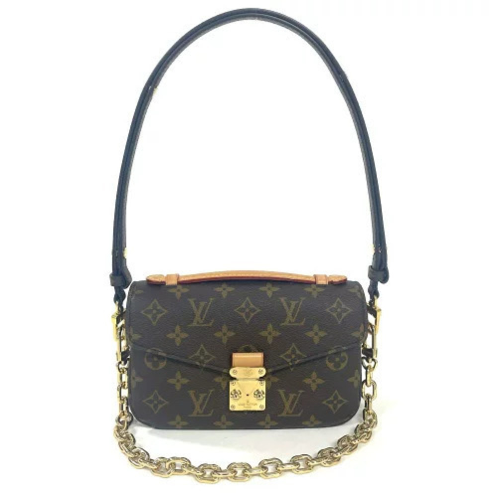 Louis Vuitton Metis EW Shoulder Bag Monogram Canvas Brown
